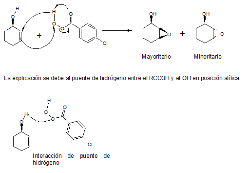 Regla de Henbest. Oxidación de alquenos.
